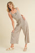 Aemi + Co Floral Sweetheart Neck Wide Leg Jumpsuit - Odaingerous